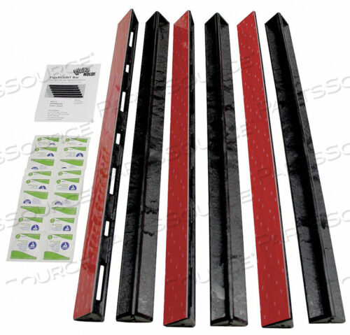 OEM#: RDFMBAR6FLEX MOUNT BAR BLACK 400 LB. by QuakeHOLD!