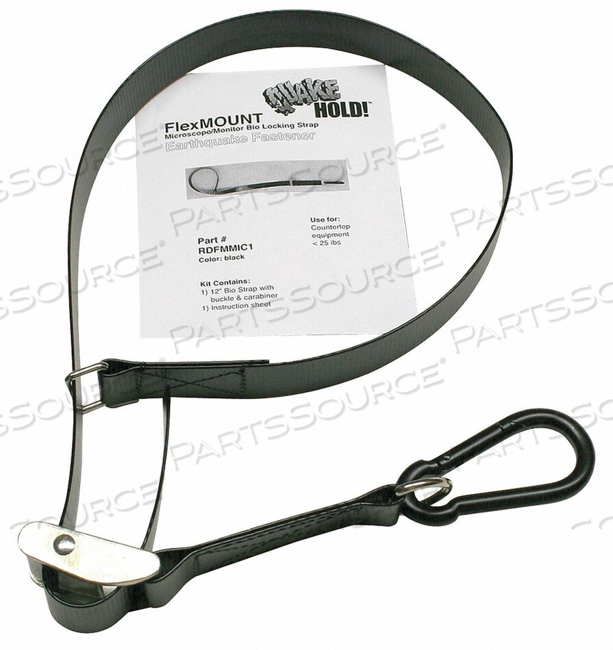 OEM#: RDFMMIC1FLEX MOUNT FASTENER BLACK 100 LB. by QuakeHOLD!
