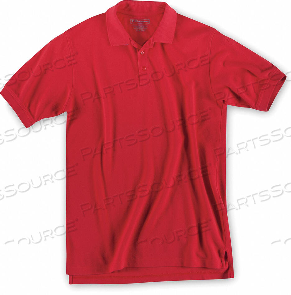 OEM#: 41180SHORT SLEEVE UTILITY POLO L RANGE RED by 5.11 Tactical