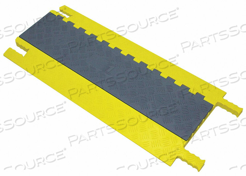 OEM#: GG5X125GRYYPOW2CABLE PROTECTOR HINGED 5 CHANNELS 3 FT. by Power First