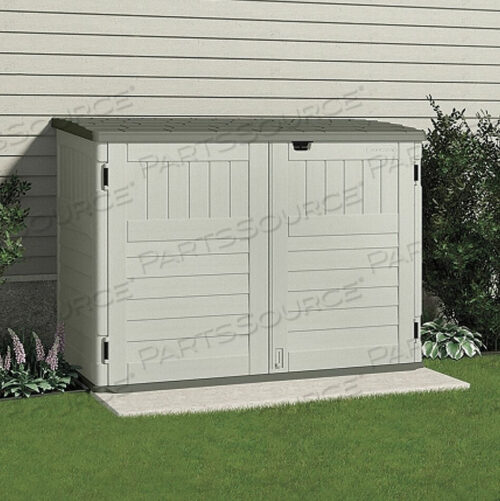 OEM#: BMS4700STOW-AWAY HORIZONTAL SHED, 70-1/2W X 44-1/2D X 52H, 70 CU. FT. by Suncast Commercial