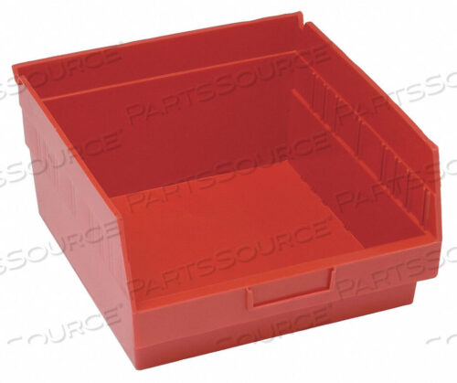 OEM#: QSB809RDG7034 SHELF BIN 11-5/8 IN L 8 IN H RED by Quantum Storage Systems