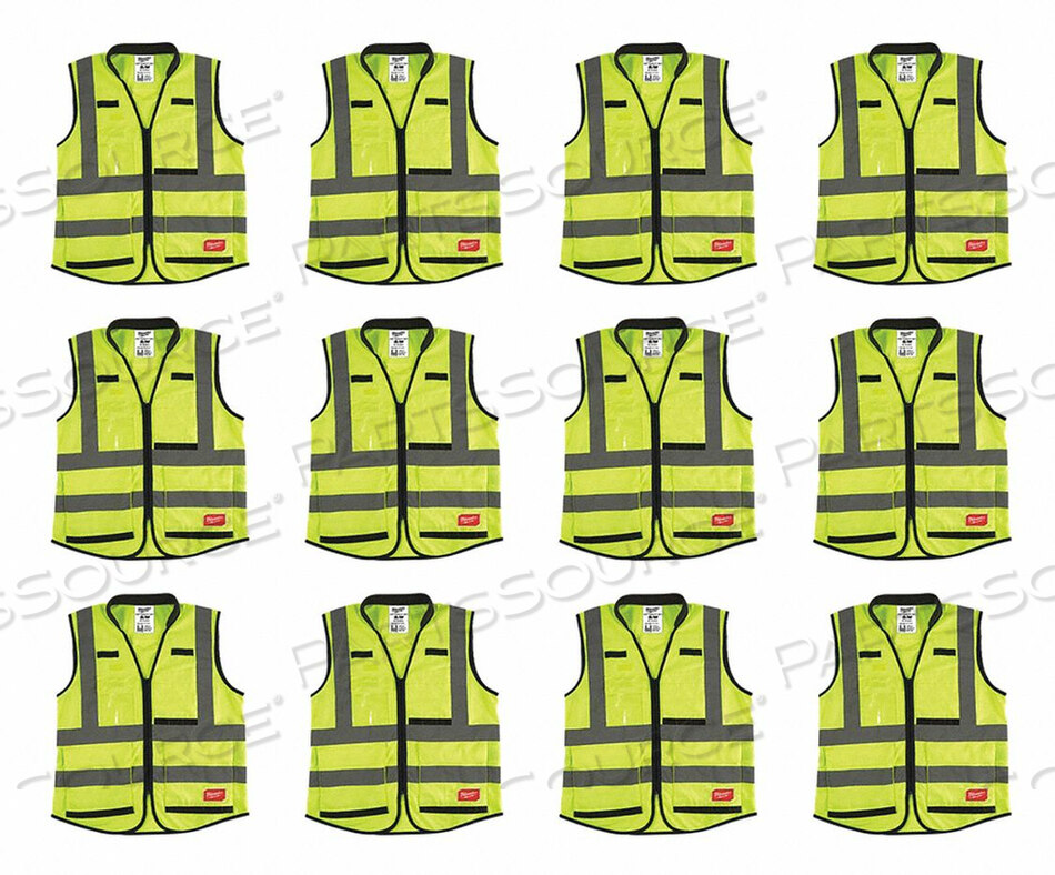 OEM#: 48-73-5041X12HIGH VISIBILITY VEST 12 PK S/M by Milwaukee Electric Tools
