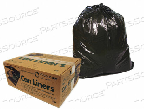 OEM#: FG-GCPCR-63ALINER RECYCLED BLACK 33INLX44INW PK150 by Greencore Products