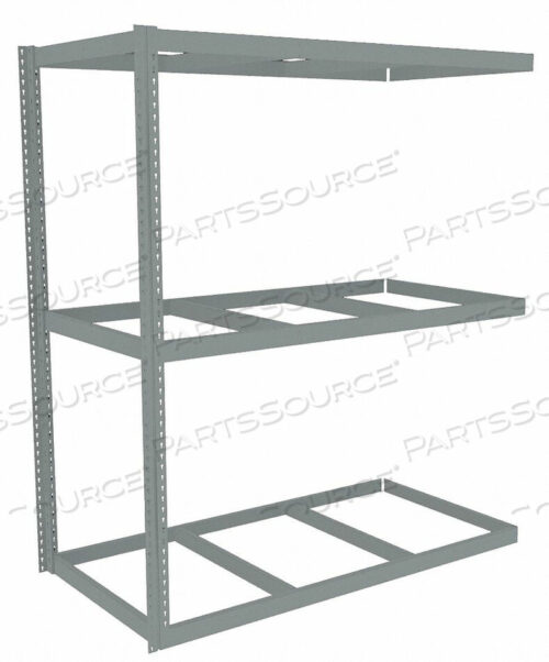 OEM#: ZLE7-7236A-3BOLTLESS SHELVING ADD-ON 84 H GRAY by Tennsco Corp.