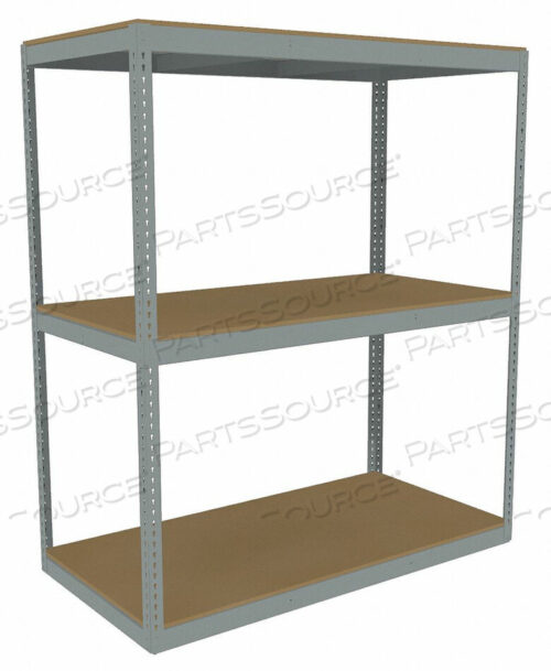 OEM#: ZLC7-7236S-3DBOLTLESS SHELVING STARTER 84 H GRAY by Tennsco Corp.