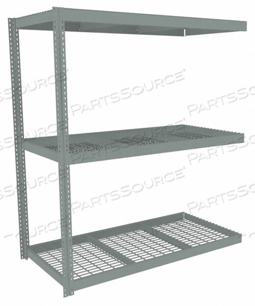 OEM#: ZLC7-7236A-3WBOLTLESS SHELVING ADD-ON 84 H GRAY by Tennsco Corp.