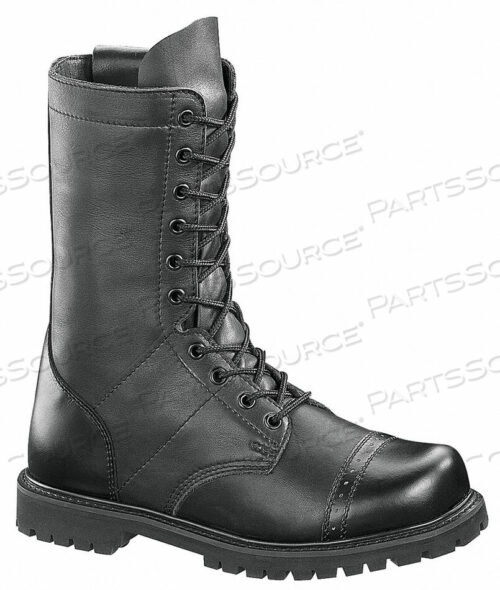 OEM#: E02184BOOTS 12EW BLK FRONT LACE/SIDE ZIPPER PR by Bates