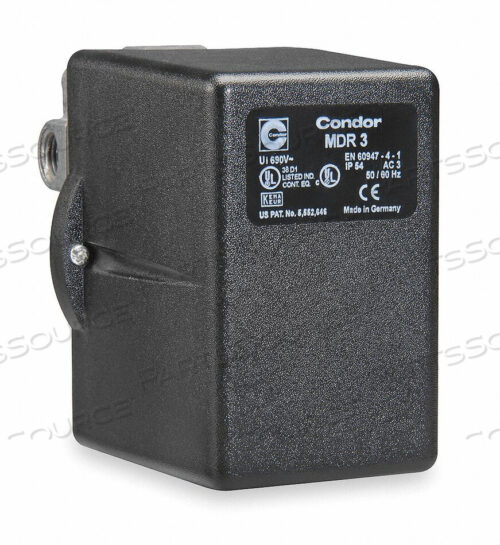OEM#: 31UGXXXXPRESSURE SWITCH 3PST 215/250 PSI STANDRD by Condor USA, Inc
