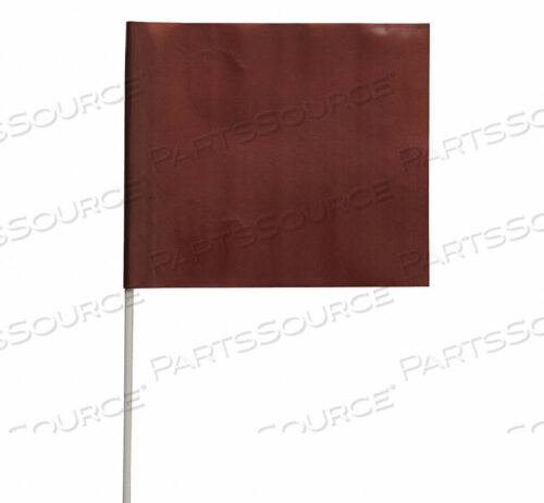OEM#: F4524BRN-200MARKING FLAG BROWN BLANK PVC PK100 by Presco