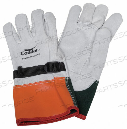 OEM#: 4FPF9D1038 ELEC. GLOVE PROTECTOR 7 WHT/ORG/GRN PR by Condor