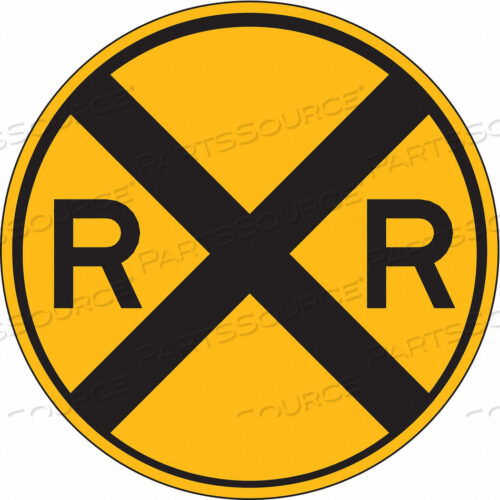 OEM#: W10-1-12HAD9728 RAILROAD SIGN 12 H 12 W ALUMINUM by Lyle Signs Inc.