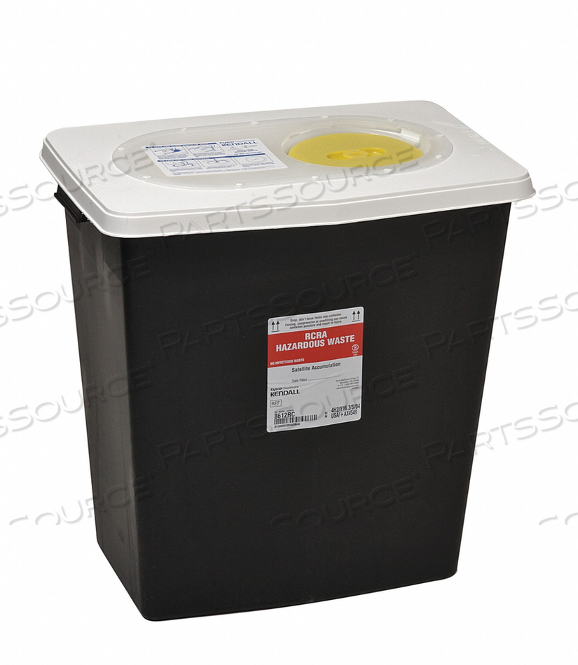 OEM#: KRCR100612HAZARDOUS WASTE CONTAINER 18-3/4 IN H by Kendall - Covidien