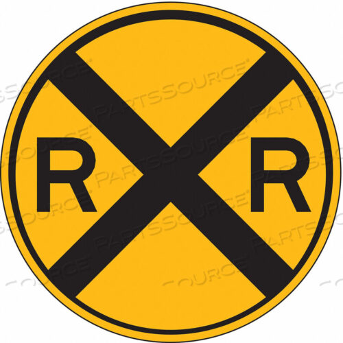 OEM#: W10-1-30HAD9728 RAILROAD SIGN 30 H 30 W ALUMINUM by Lyle Signs Inc.