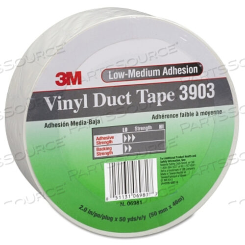 OEM#: 7100146009VINYL DUCT TAPE 3903, YELLOW, 2 IN X 50 YD X 6.5 MIL by 3M Consumer