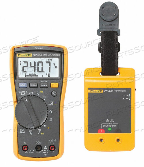 OEM#: FLUKE-117/PRVDIGITAL MULTIMETER KIT 600V 40 MOHMS by Fluke Networks