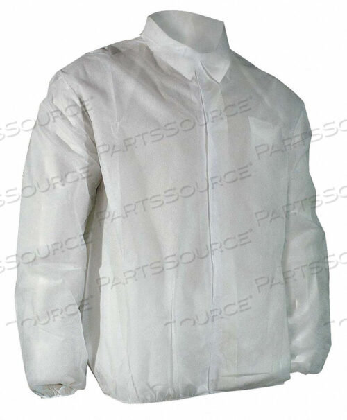 OEM#: 6512EWHLXXXXXDISP LAB COAT WHITE 5XL PK50 by Cellucap
