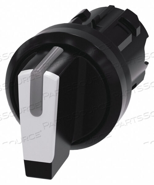 OEM#: 3SU1002-2BL60-0AA0SWITCH, SELECTOR, 3 POSITION, 22MM, WHITE by Siemens