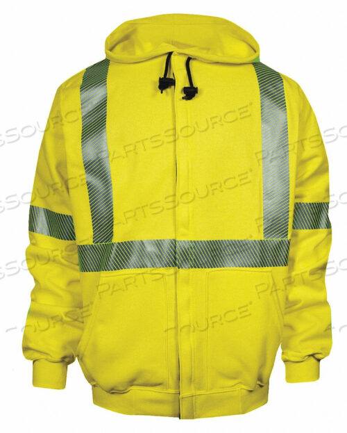 FR HOODED SWEATSHIRT YELLOW 3XL