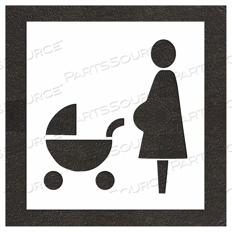 OEM#: STL-116-53638PAVEMENT STENCIL 44 H 41 W 0.063 THICK by RAE Products & Chemicals Corp.