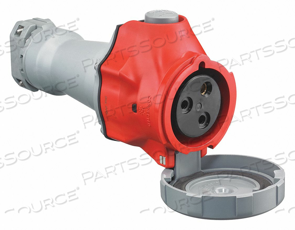 OEM#: HBLS330C7WPIN AND SLEEVE CONNECTOR 30A 10 HP RED by Hubbell Incorporated, Wiring Device-Kellums