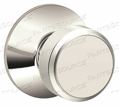 OEM#: F10 BWE 618KNOB LOCKSET BRIGHT NICKEL PASSAGE GR 2 by Schlage Lock