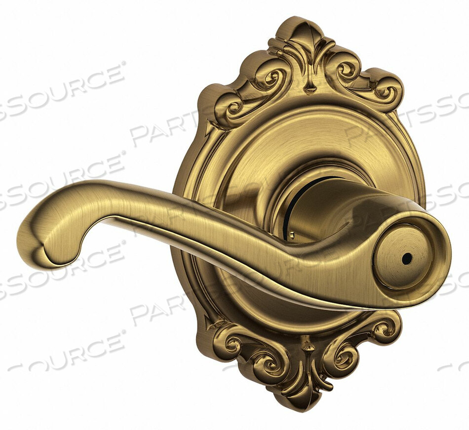 OEM#: F40 FLA 609 BRKDOOR LEVER LOCKSET ANTIQUE BRASS PRIVACY by Schlage Lock