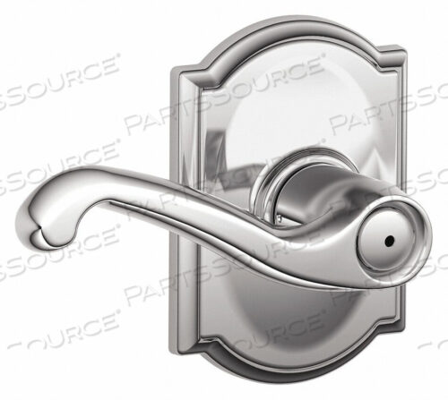 OEM#: F40 FLA 625 CAMDOOR LEVER LOCKSET BRIGHT CHROME PRIVACY by Schlage Lock