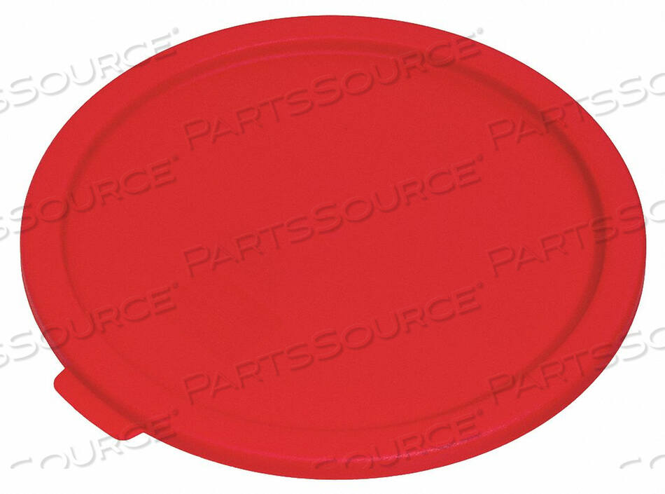 OEM#: RCCL68ROUND STORAGE CONTAINER LID RED by Crestware
