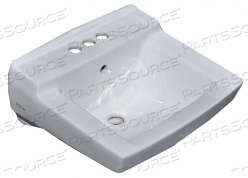 BATHROOM SINK VITREOUS CHINA WALL WHITE