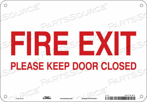 OEM#: 467U25SAFETY SIGN 7 X10 PLASTIC by Condor