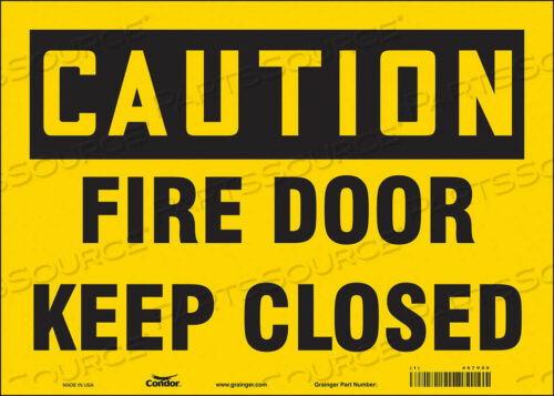 OEM#: 467V09SAFETY SIGN 10 X14 VINYL by Condor