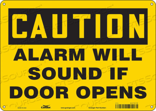 OEM#: 467V19SAFETY SIGN 10 X14 ALUMINUM by Condor