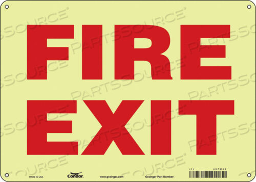 OEM#: 467W08SAFETY SIGN 10 X14 PLASTIC by Condor
