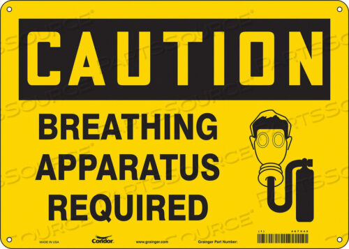 OEM#: 467X40SAFETY SIGN 14 W 10 H 0.032 THICKNESS by Condor