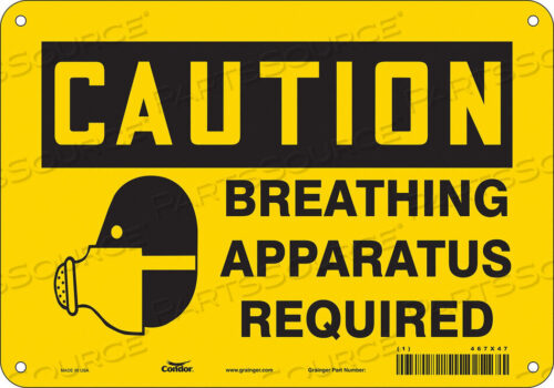 OEM#: 467X47SAFETY SIGN 10 W 7 H 0.032 THICKNESS by Condor