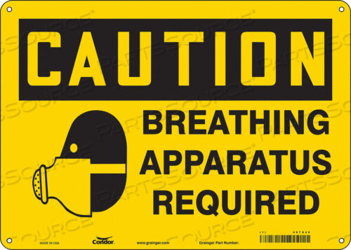 OEM#: 467X49SAFETY SIGN 10 W 7 H 0.055 THICKNESS by Condor