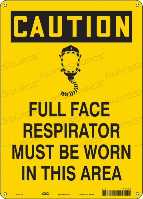 OEM#: 467X82SAFETY SIGN 10 W 14 H 0.004 THICKNESS by Condor
