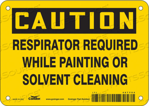 OEM#: 467Y04SAFETY SIGN 7 W 5 H 0.004 THICKNESS by Condor