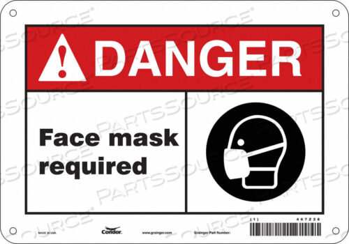 OEM#: 467Z28SAFETY SIGN 10 W 7 H 0.055 THICKNESS by Condor
