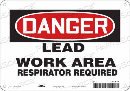 OEM#: 467Z60SAFETY SIGN 10 W 7 H 0.004 THICKNESS by Condor