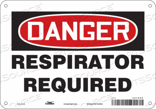 OEM#: 467Z66SAFETY SIGN 10 W 7 H 0.032 THICKNESS by Condor