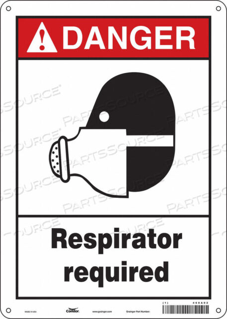 OEM#: 468A02SAFETY SIGN 10 W 14 H 0.010 THICKNESS by Condor