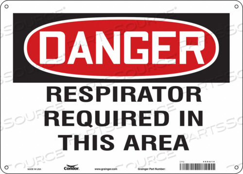 OEM#: 468A14SAFETY SIGN 14 W 10 H 0.055 THICKNESS by Condor