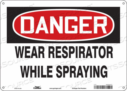 OEM#: 468A27SAFETY SIGN 14 W 10 H 0.055 THICKNESS by Condor