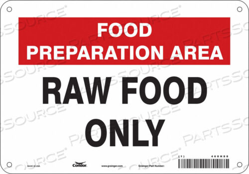 OEM#: 468H88SAFETY SIGN 10 W 7 H 0.055 THICKNESS by Condor