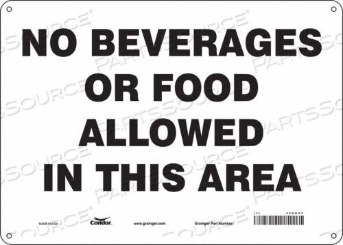 OEM#: 468H93J7011 SAFETY SIGN 14 W 10 H 0.032 THICKNESS by Condor