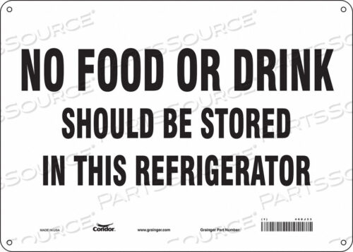 OEM#: 468J33SAFETY SIGN 14 W 10 H 0.032 THICKNESS by Condor