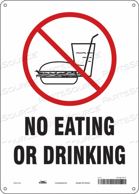 OEM#: 468J57SAFETY SIGN 10 W 14 H 0.055 THICKNESS by Condor