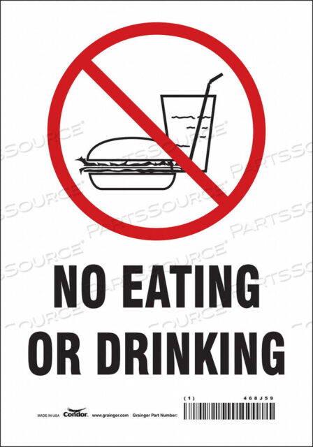 OEM#: 468J59SAFETY SIGN 7 W 10 H 0.004 THICKNESS by Condor